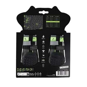 10370599 M-PETS FLEXI KÖPEKLER İÇİN AYAKKABI #4 M GREEN EDİTİON