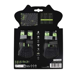 10370699 M-PETS FLEXI KÖPEKLER İÇİN AYAKKABI #5 L GREEN EDİTİON