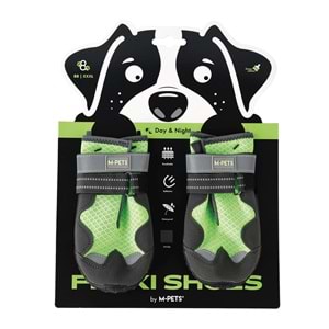 10370999 M-PETS FLEXI KÖPEKLER İÇİN AYAKKABI #8 XXXL GREEN EDİTİON