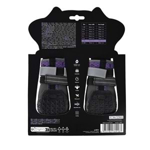 10371699 M-PETS FLEXI KÖPEKLER İÇİN AYAKKABI #7 XXL PURPLE EDİTİON