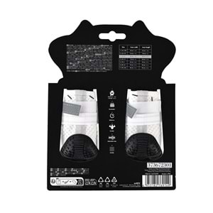 10372099 M-PETS FLEXI KÖPEKLER İÇİN AYAKKABI #3 S WHİTE EDİTİON