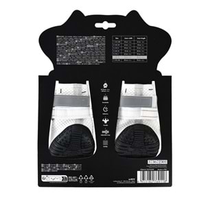 10372399 M-PETS FLEXI KÖPEKLER İÇİN AYAKKABI #6 XL WHİTE EDİTİON