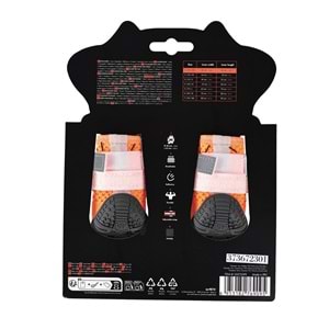 10372599 M-PETS FLEXI KÖPEKLER İÇİN AYAKKABI #1 XXS ORANGE EDİTİON