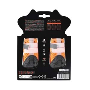 10372699 M-PETS FLEXI KÖPEKLER İÇİN AYAKKABI #2 XS ORANGE EDİTİON
