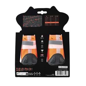10372999 M-PETS FLEXI KÖPEKLER İÇİN AYAKKABI #5 L ORANGE EDİTİON