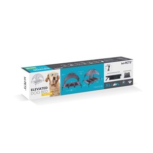 10373499 M-PETS ELEVATED ÇADIRLI KEDİ ve KÖPEK YATAĞI (XL)