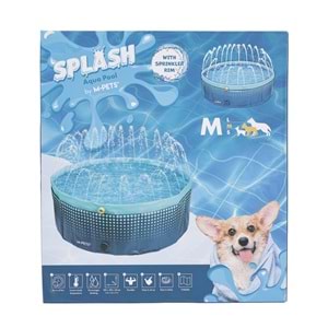 10375317 M-PETS SPLASH FİSKİYELİ YUVARLAK KÖPEKLER İÇİN OYUN HAVUZU (M)
