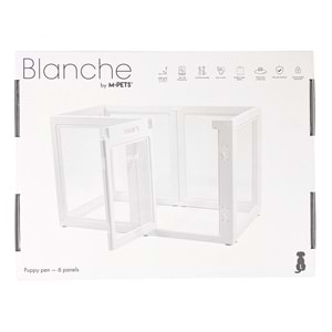 10442901 M-PETS BLANCHE OYUN ÇİTİ 6 PANEL (L) WHİTE