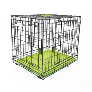 10451303 M-PETS VOYAGER KÖPEK KAFESİ 2 KAPILI (L) YEŞİL 91X58X63CM