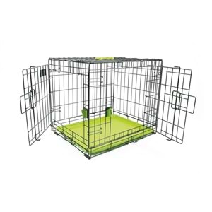 10451403 M-PETS VOYAGER KÖPEK KAFESİ 2 KAPILI (XL) YEŞİL 106X71X76CM