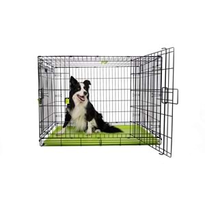10451403 M-PETS VOYAGER KÖPEK KAFESİ 2 KAPILI (XL) YEŞİL 106X71X76CM