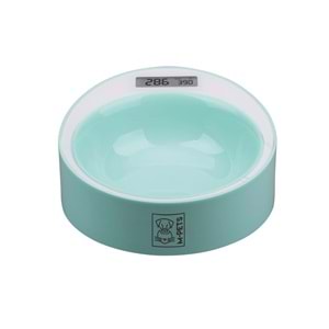 10520003 M-PETS YUMI SMART DİGİTAL TARTILI MAMA KABI GREEN