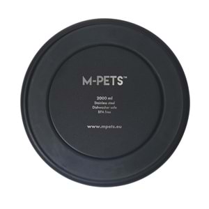 10530699 M-PETS ESKIMO ÇİFT CİDARLI MAMA KABI 2L BLACK