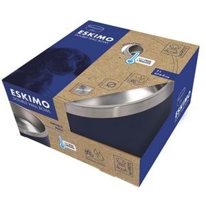 10530899 M-PETS ESKIMO ÇİFT CİDARLI MAMA KABI 2L BLUE