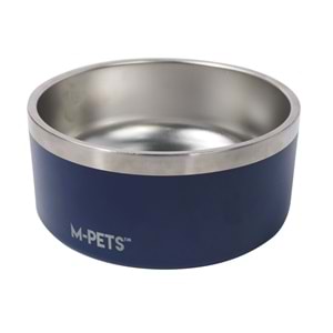 10530899 M-PETS ESKIMO ÇİFT CİDARLI MAMA KABI 2L BLUE