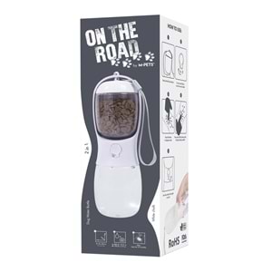 10555099 M-PETS ON THE ROAD 2İN1 KÖPEK SEYAHAT SULUĞU 300ML WHİTE