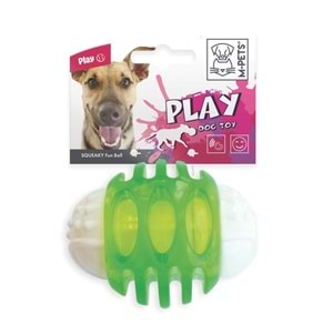 10608699 M-PETS SQUEAKY KÖPEKLER İÇİN OYUN TOPU TRANSPARENT GREEN 6,7CM