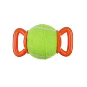 10628799 M-PETS HANDLY ÇİFT TUTMALI TENİS TOPU GREEN/ORANGE