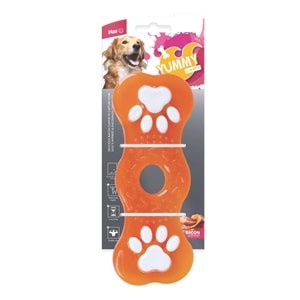 10635799 M-PETS YUMMY BONE ET AROMALI KAUÇUK KÖPEK OYUNCAĞI