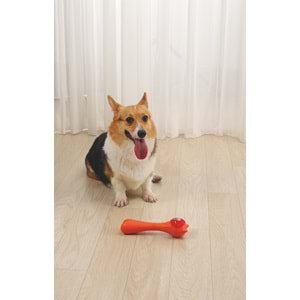 10638105 M-PETS ROB ÖDÜL HAZNELİ KAUÇUK KÖPEK OYUNCAĞI ORANGE