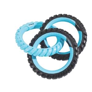 10660099 M-PETS RING KING KÖPEK OYUNCAĞI TRİPLE BLUE/BLACK