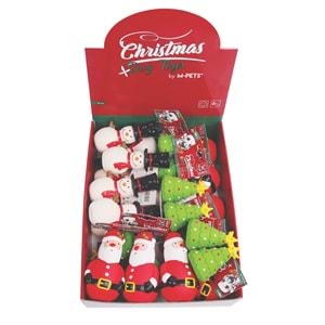 10666499 M-PETS CHRISTMAS LATEX KÖPEK OYUNCAĞI MİX 24LÜ