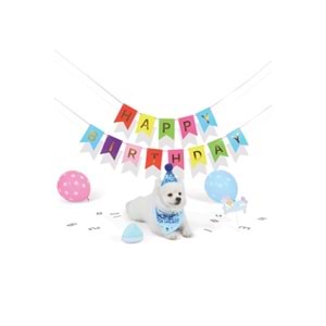 10667399 M-PETS PARTY TIME ERKEK KÖPEKLER İÇİN DOĞUM GÜNÜ SETİ