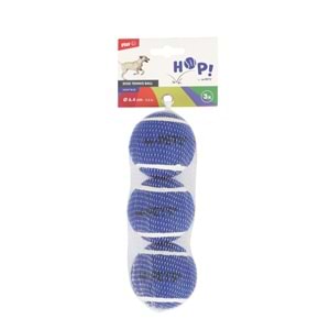 10670899 M-PETS HOP TENNİS TOPU BLUE 6,4CM 3LÜ SET