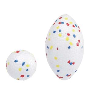 10677799 M-PETS BLOOM MİNİ BALL OYUN TOPU PARÇALANMAZ RED/WHİTE