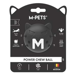 10679108 M-PETS POWER CHEW BALL KAUÇUK KÖPEK OYUNCAĞI JET (S)