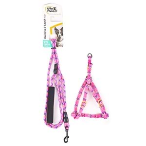 10700 ALLY PAWS HARNESS & LEASH ROPE (XS) 6MMX120CM