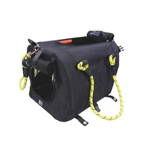 10703799 M-PETS 2IN1 REMIX BLACK/YELLOW TAŞIMA ÇANTASI 41X28X28CM