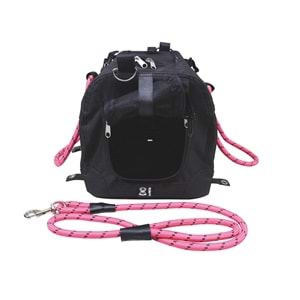 10703899 M-PETS 2IN1 REMIX BLACK/PİNK TAŞIMA ÇANTASI 41X28X28CM