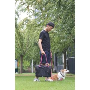 10703899 M-PETS 2IN1 REMIX BLACK/PİNK TAŞIMA ÇANTASI 41X28X28CM