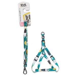 10730 ALLY PAWS HARNESS & LEASH TAPE (S) 1,5CMX120CM