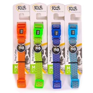 10776 ALLY PAWS DOG COLLAR MEDIUM 2CMX35-50CM