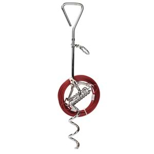 10801505 M-PETS BAHÇE BAĞLAMA KAZIĞI/BAĞLAMA HALAT 3,5MT/RED
