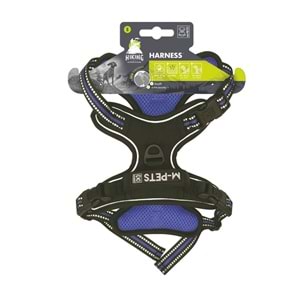 10824999 M-PETS HIKING REFLEKTÖRLÜ SOFT SIRT TASMASI BLUE (S)