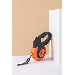 10830199 M-PETS AUTOBRAKE OTOMATİK GEZDİRME ŞERİT 4MT/ORANGE (L)