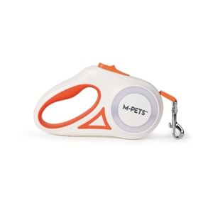 10839399 M-PETS FLASH LEDLİ OTOMATİK GEZDİRME ŞERİT 3MT/ORANGE
