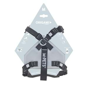 10852599 M-PETS ORIGAMI REFLEKTÖRLÜ SIRT TASMASI BLUE (M)
