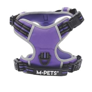 10854399 M-PETS HIKING REFLEKTÖRLÜ SOFT SIRT TASMASI PURPLE (S)