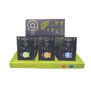 10855299 M-PETS FLASH LED JEWEL GÜVENLİK IŞIĞI DİSPLAY 24LÜ MULTİCOLOR