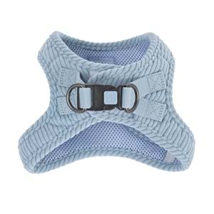 10859299 M-PETS VELVET DOG GÖĞÜS TASMASI BLUE (M)