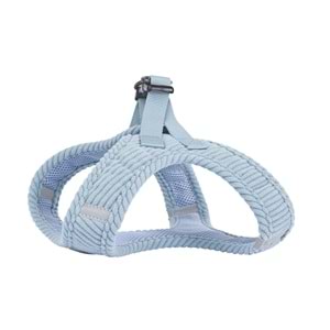 10859399 M-PETS VELVET DOG GÖĞÜS TASMASI BLUE (L)
