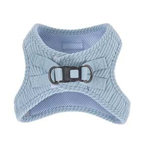 10859399 M-PETS VELVET DOG GÖĞÜS TASMASI BLUE (L)
