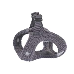 10860013 M-PETS VELVET DOG GÖĞÜS TASMASI GRİ (XXS)