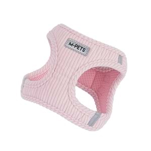 10860407 M-PETS VELVET DOG GÖĞÜS TASMASI PİNK (S)