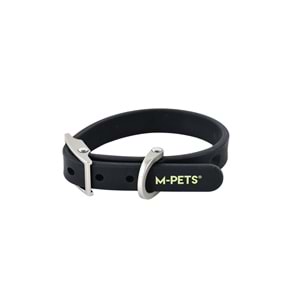 10861708 M-PETS BOND NFC SİSTEMLİ SİLİKON BOYUN TASMASI (S) BLACK
