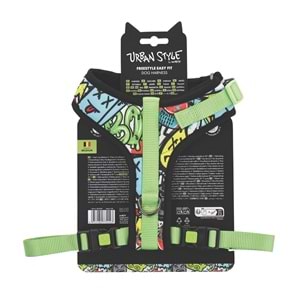 10873099 M-PETS URBAN STYLE MULTİCOLOR EASY FİT KÖPEK GÖĞÜS TASMASI (M)